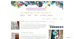 Desktop Screenshot of apileofashes.com